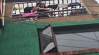 can you believe this exhibitionist wants sex on the street?