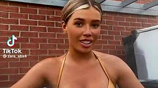 Attractive tiktok girls sharing their fun videos