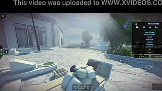 just fucking a cute catgirl fan for her first time on roblox condo 😺