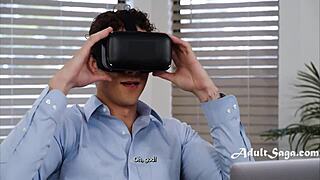 Caught jerking to vr porn, secretary wants real dick now - victoria voxxx jayden marcos