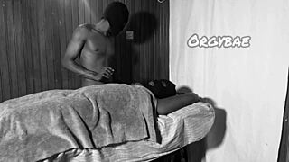 Malibu Massage, homemade amateurs teasing shaved pussy in thong panties!