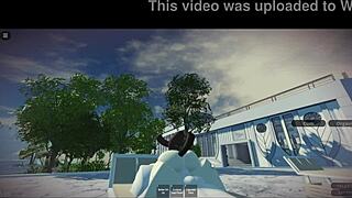 just fucking a cute catgirl fan for her first time on roblox condo 😺