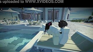 just fucking a cute catgirl fan for her first time on roblox condo 😺