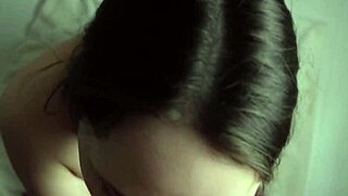 quick blowjob to stepbrother while girlfriend showers 😏