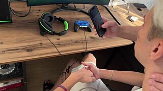 Stepfather Teaches Stepson To Fuck Girl Squirt And Pussy Fuck