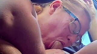 enjoying a big cock for lunch in homemade style