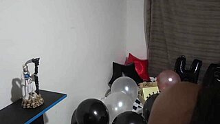 my boyfriend gave me a horny vibrator for my birthday and we used it right away passionate sex great creampie dont miss it