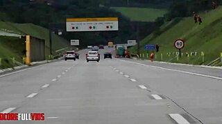 Feeling the thrill, a hot Brazilian woman gets picked up at the beach for an intense encounter