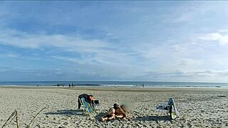 Hey, crazy stranger fucks me in the ass in front of the coast guard