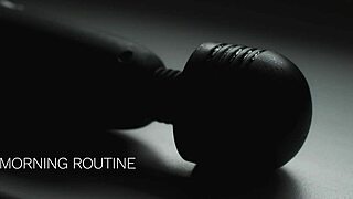 Morning routine - closeup pussy masturbation with loud moans and vibrator