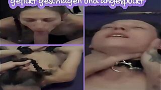 rough treatment with spitting and slapping