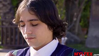 mylfex - a good milf knows how to pamper the men of the house in banging threesome