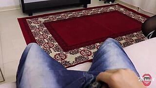 chubby venezuelan maid gags on boss's cock for a raise 😏