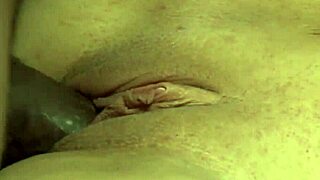 Hot closeup interracial fuck with stepsister