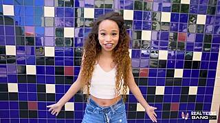 Beautiful Ebony Teen Cecilia Lion Gets Fucked In Casting Interview