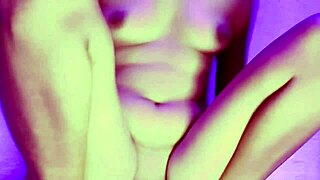 Schoolgirl shows off on cam with boyfriend in hotel.