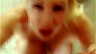 fifteen cum facials in a row on sophie james