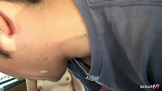 petite asian girl gets picked up and sucks stranger's cock first time in car, uncensored jav