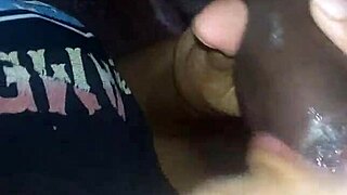 Quick blowjob in abandoned bathroom