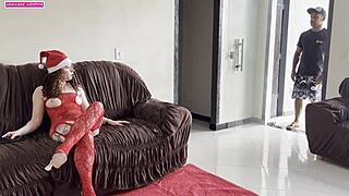 I prepared a Christmas surprise for my husband, but he ignored me. So I spent time with his son to forget.