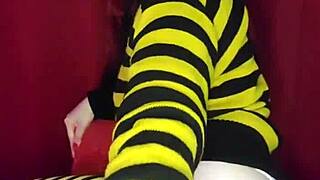 stepsister heats up with your nudes and comes with ass plug roleplay