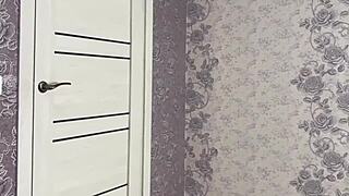 fucking a beauty in glasses until she moans loudly, it's so hot