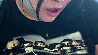 Tits Out! POV Blowjob With Cumshot On Big Natural Tits!