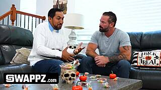 Swappz - Halloween Costume Reveal Ends In Stepdaughter Swapping Orgy