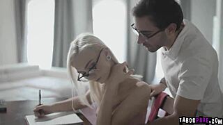 Chloe's tutor demands sex to pass the exam