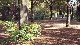 deutsche latina milf caught in public sex pickup in berlin park pov erocom date story 😍