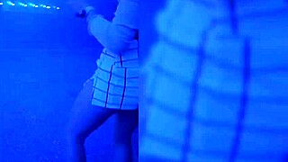 After party, we fucked in uber while driver watched