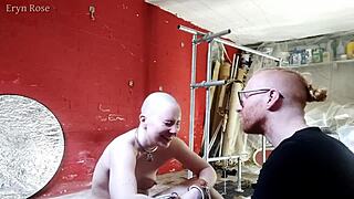 before and after device bondage orgasms with small tits and feet