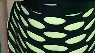 Why is this sexy MILF showing off her tits and ass?