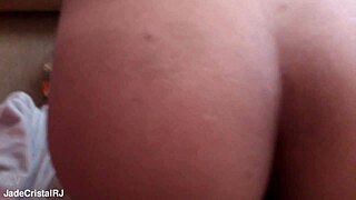 Visiting Morro do Vidigal trailer 09 with a sexy wife flashing her shaved pussy. Homemade amateurs in lingerie exhibition.