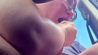 enjoying a big cock for lunch in homemade style