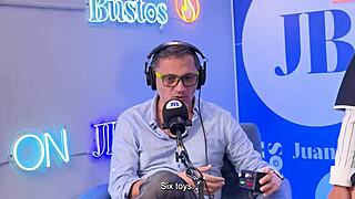 multiple orgasms of evybubbles cosplay riding the sybian on juan bustos podcast