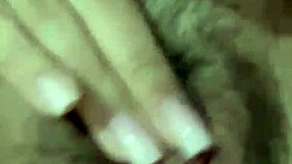 Hungry For Cock In Solo Masturbation With Hairy Pussy
