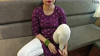 Indian step mom turns step son into lover after fucking with dirty talk