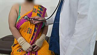 Doctor's intriguing check on telugu aunty's boobs in hospital
