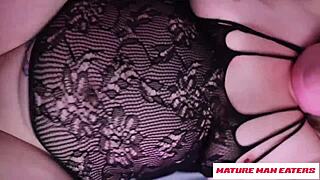 Thicc mama takes big black cock in hardcore interracial fucking