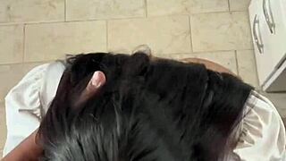 Young Latina Sister-In-Law Fucked While Girlfriend Away