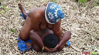 ebony fuck queen turns morning exercise into bush banging, making him cum multiple times