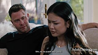 Tiny asian teen meets kinkster couple for first experience - seth gamble lulu chu kimmy kimm