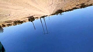 Petite ebony girl cheats on her white boyfriend outdoors 😈