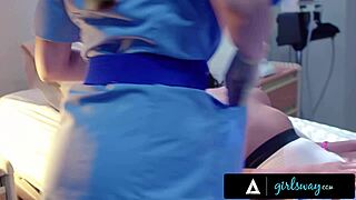 Girlsway - Head Nurse Sarah Vandella Teams Up to Fuck Patient Whitney Wright