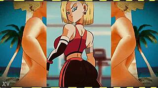 android 18 lust factory hmv with big tits and ass