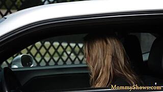 hey, busty milf chats with horny stepdaughters about dildos