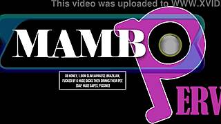 Slim Japanese-Brazilian girl endures intense gangbang with six massive cocks in OB Honey 1