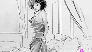 Curly Latina Girl Bruna Rocha Exposed Amazing Body Posing