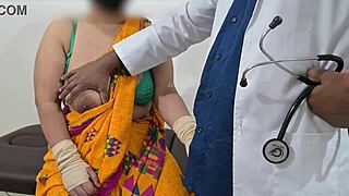 Doctor's intriguing check on telugu aunty's boobs in hospital